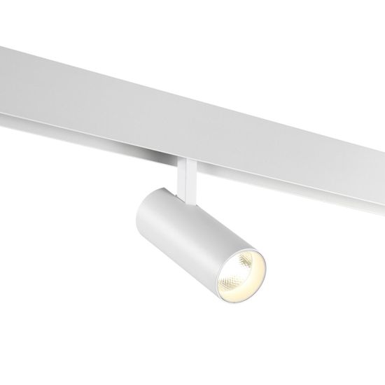358629 SHINO NT21 067 белый Трековый низковольтный св-к диммируемый с ДУ, со сменой цв.температуры IP20 LED 3000~6500К 12W 48V FLUM