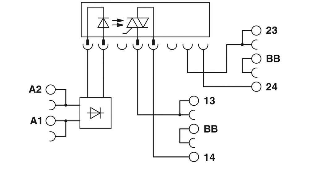 2982760 - PLC-OSC- 24DC/230AC/ 2/ACT - Модуль полупроводникового реле