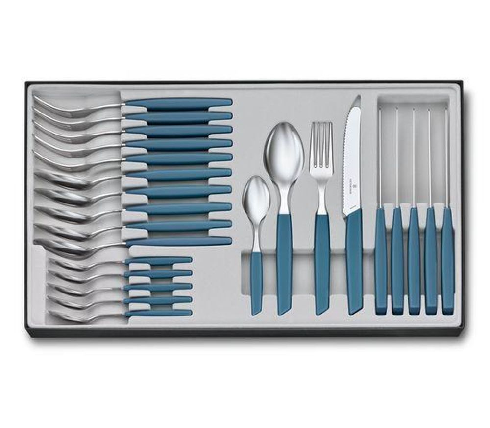 Набор Victorinox кухонный Swiss Modern, 24 предмета, васильково-синий