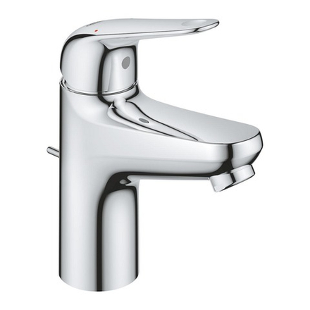 Смеситель для раковины GROHE Euroeco 23262001 с донным клапаном, хром (23262001)