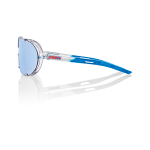 Спортивные очки 100% Westcraft+ / Jorge Martin SE Polished Clear / HiPER Blue Multilayer Mirror Lens