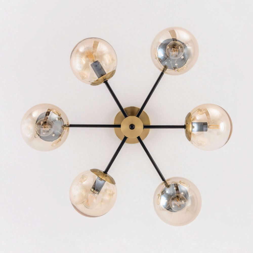 Citilux Шарлиз CL143163 Люстра на штанге Бронза