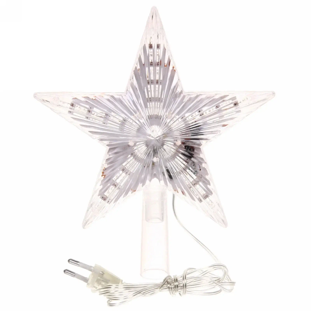 Фигура светодиодная ЗВЕЗДА ДЛЯ ЁЛКИ «Луч» 28 ламп LED, 17,5 см, Мультицвет