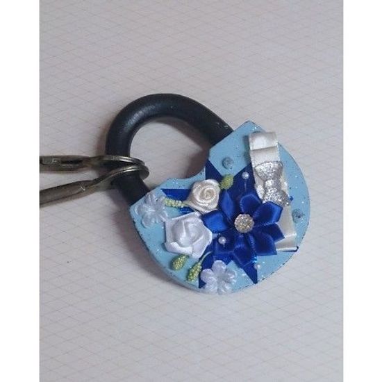 Замочек голубой SvetikFantasy (Размер:80х100х18мм)