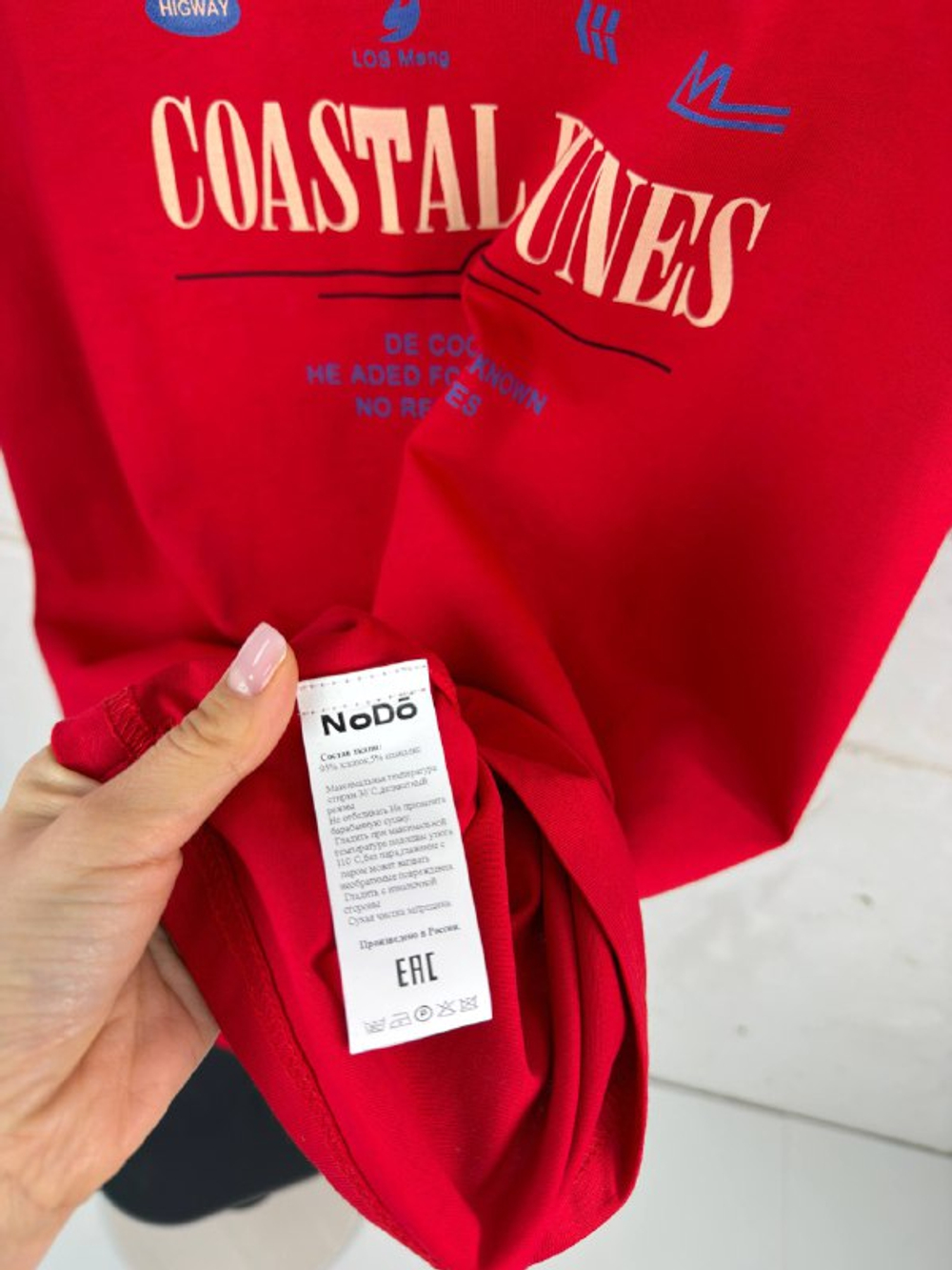 Футболка женская артикул 703 цвет "красный"