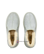 UGG STITCH SLIP on Grey/violet