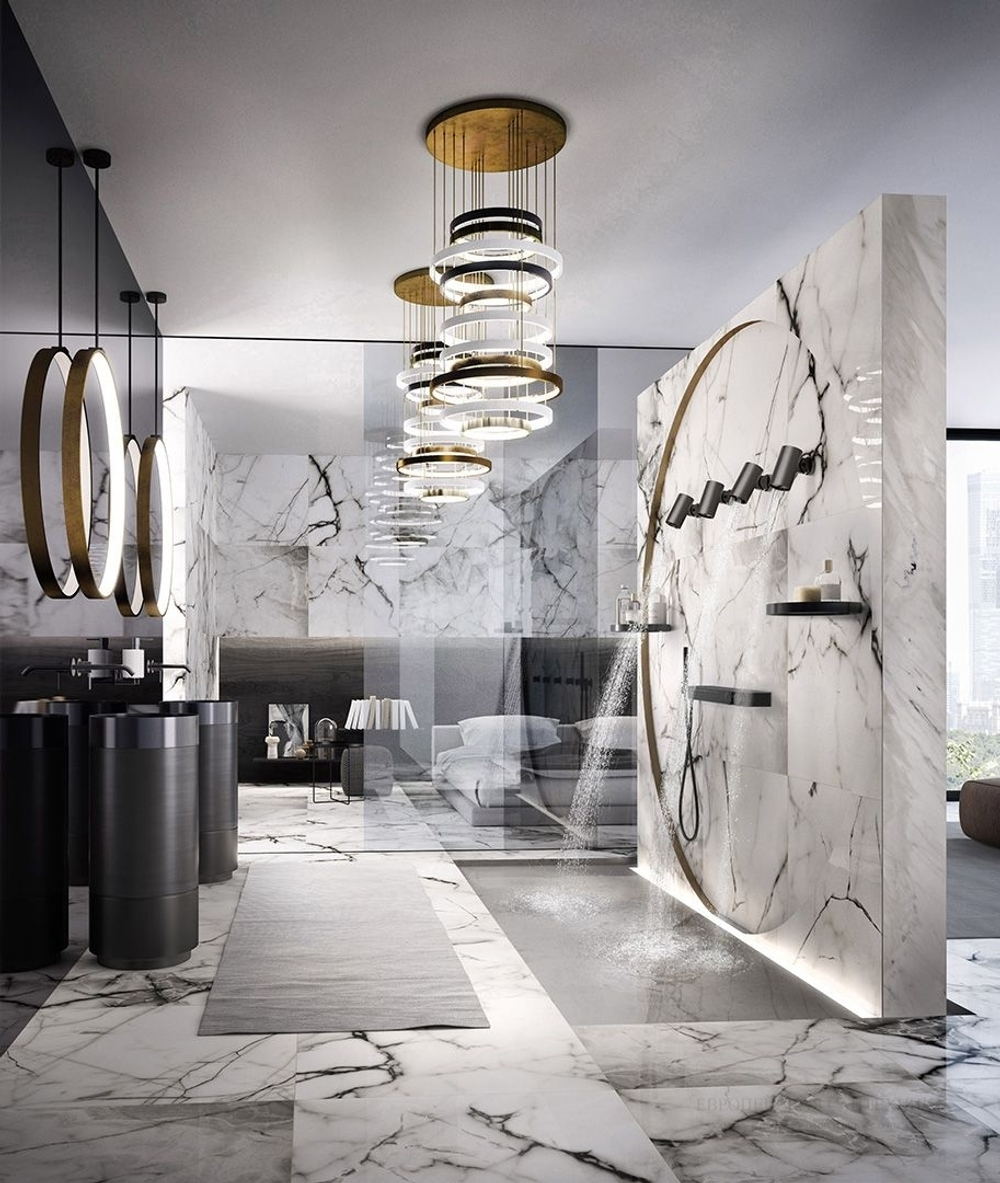 Термостат Gessi HI-FI, с полочкой, встраиваемый, до 5 функций одновременно, цвет Chrome