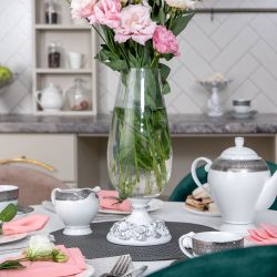 Ваза для цветов Лето Белая