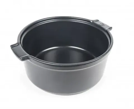 Peugeot Форма для суфле керамическая 24х8,5см, сланцевая.