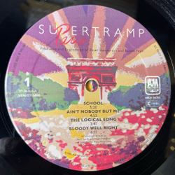 Винтажная виниловая пластинка LP Supertramp Paris (Holland 1980) Breakfast In America