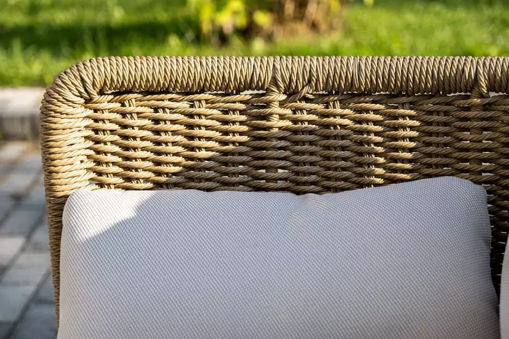 "Аликанте" лаунж-зона из искусственного ротанга, цвет соломенный