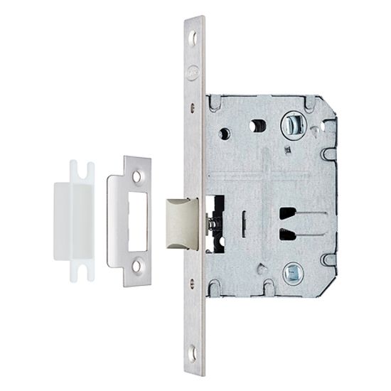 Защелка сантехническая Итарос 70*50 белый никель