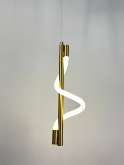 Светильник потолочный Lanbos BD.33091, 10W LED, латунь