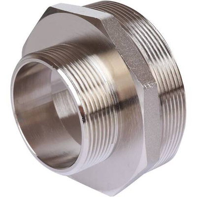 Ниппель STOUT переходной никелированный 3"x2" НР/НР