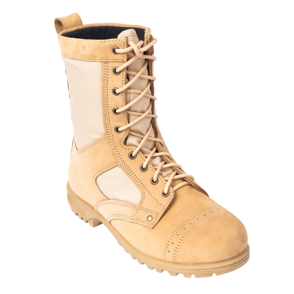 Мод. 435 Ботинки с текстильными берцами (бежевые)