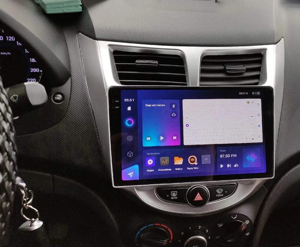 Магнитола для Hyundai Solaris 2010-2016 - Redpower 85067 PRO/PROmax ТОП звук, 2K QLED, Android 14, CarPlay, 4G SIM-слот