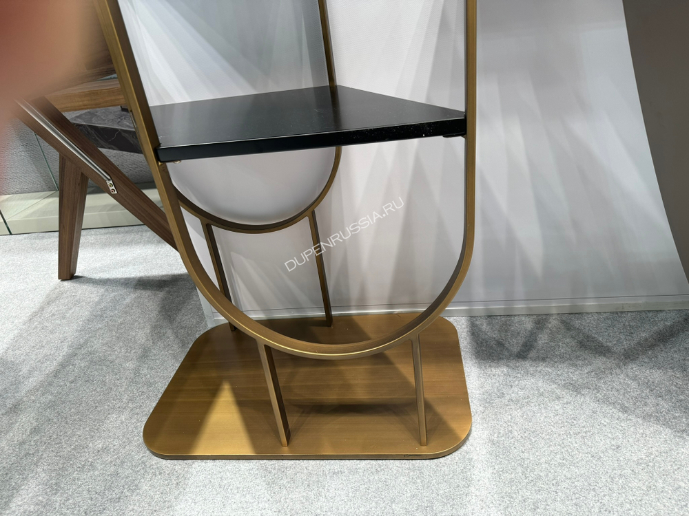 Стеллаж ST3096 матовая бронза/черный