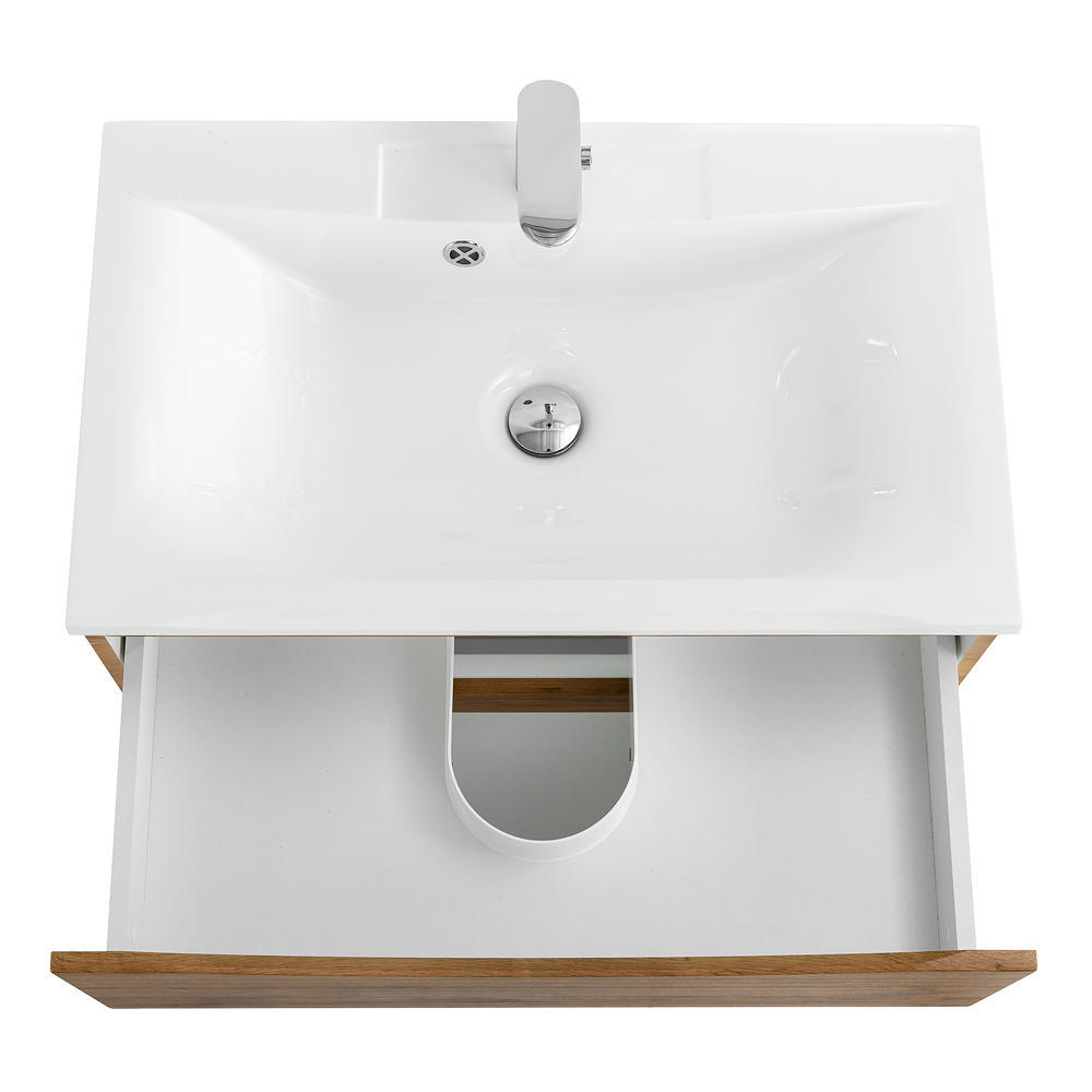 Тумба подвесная с раковиной BelBagno MARINO-750-2C-SO-RN-P