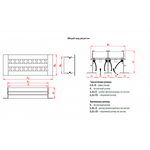 Решетка вентиляционная щелевая АДЛ-КЗ