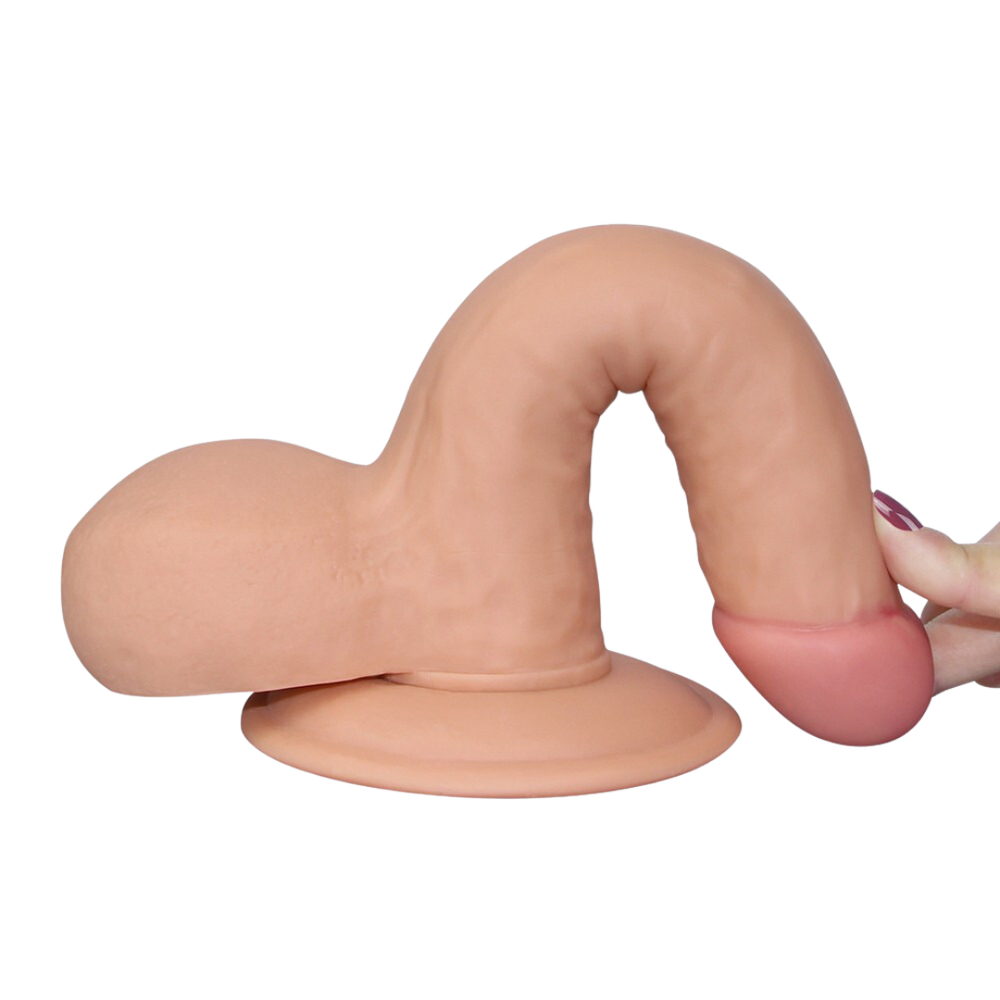 Мягкий фаллос из киберкожи The Ultra Soft Dude (19,5 см, Ø3,9 см)