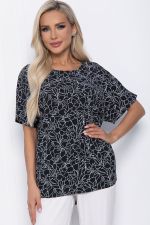 Блуза Морган (черная) Б10859 LT Collection