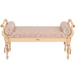 Банкетка Флоренция Айвори Каледония Даймонд Бисскоти