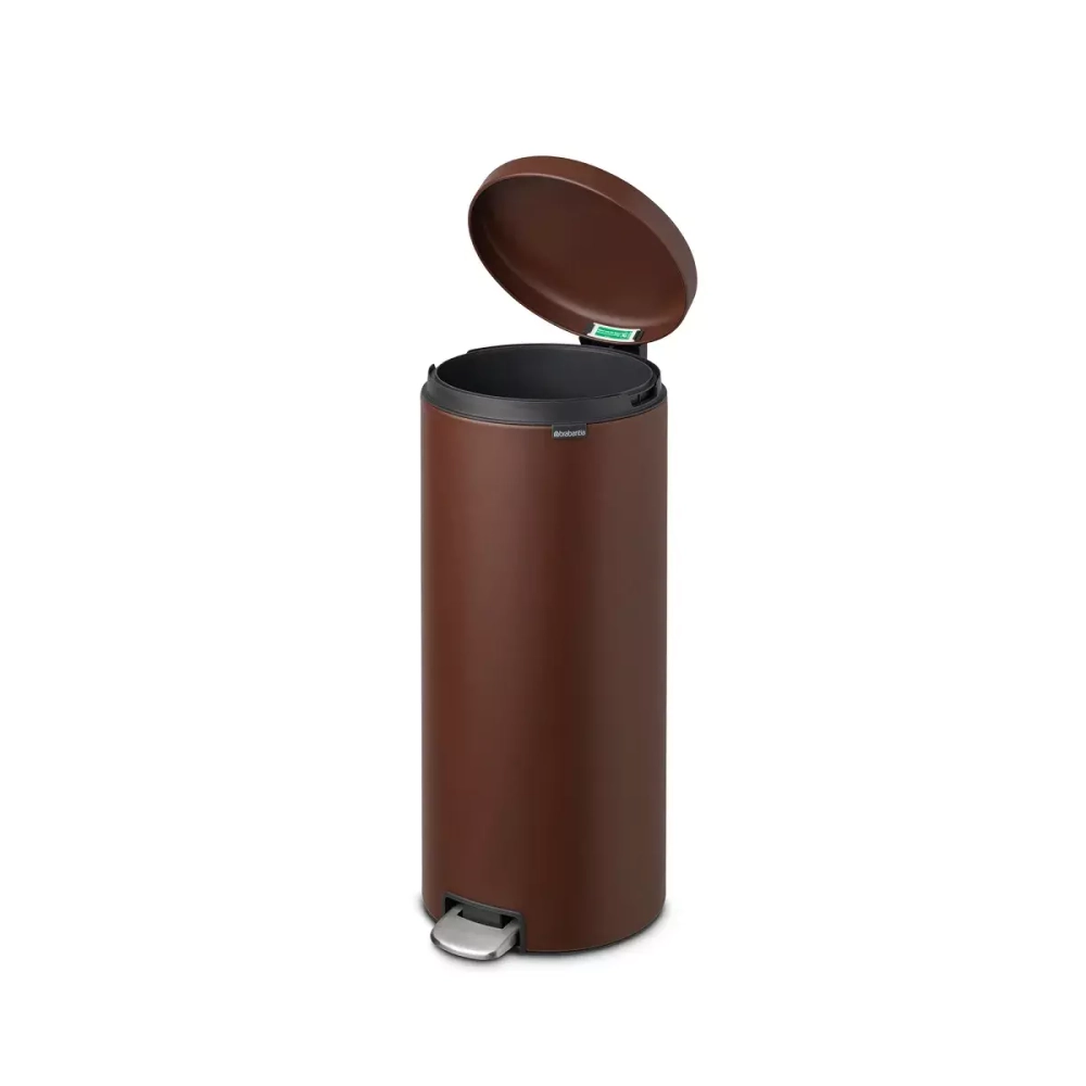 Brabantia - Контейнер для мусора NewIcon 30л Mineral Cosy Brown / артикул   208607  / GTIN 8710755208607