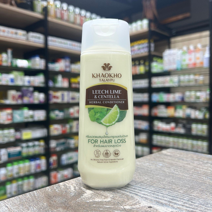 Кондиционер для волос Khaokho Talaypu Leech Lime & Centella с экстрактами кафрского лайма и центеллы 185 мл