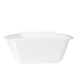 Блюдо (для многослойных салатов) "Маршмеллоу" 25*25*8см. v=2600 мл (min5) (фарфор)