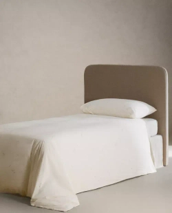 ZARA HOME ДЕТСКИЙ ПОДОДЕЯЛЬНИК С ПРИНТОМ «СОЗВЕЗДИЕ», ЖЕЛТОВАТО-БЕЛЫЙ