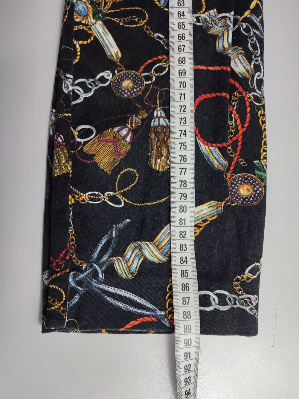 Брюки с ярким принтом 44 размер