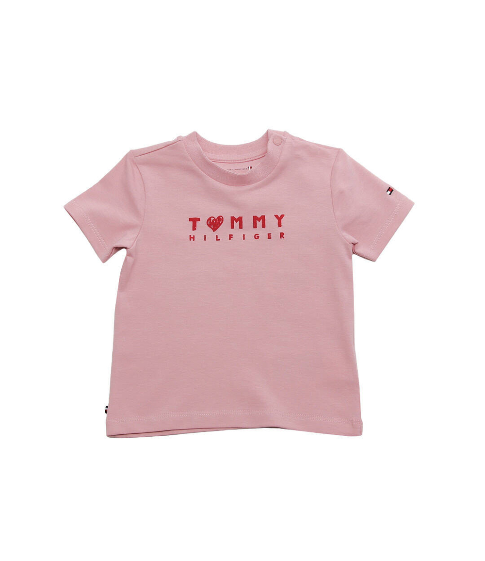 футболка valentines day Tommy Hilfiger - розовый(KN0KN01492)