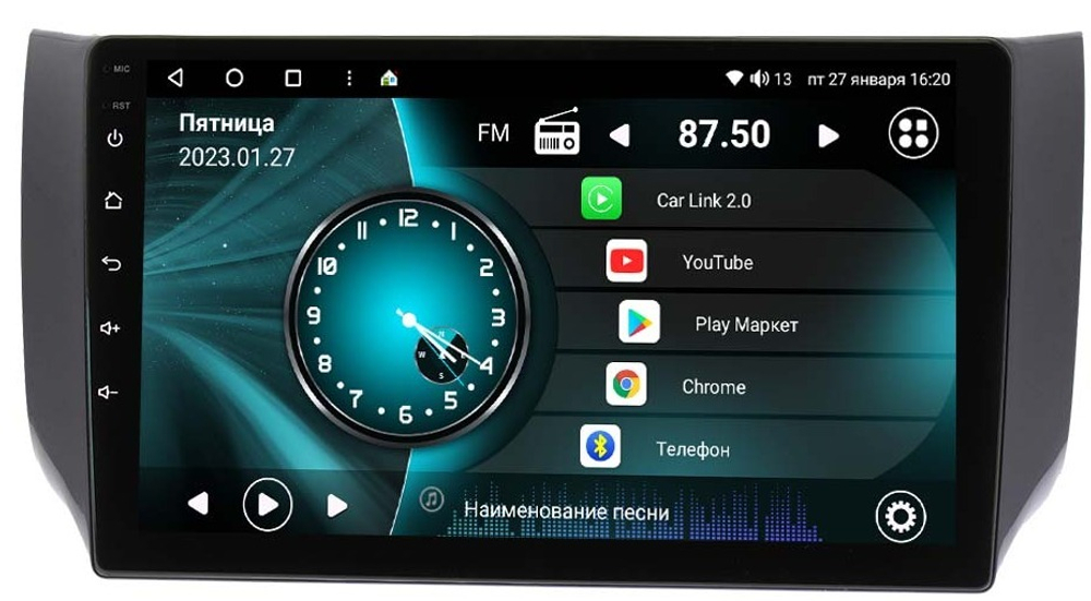 Магнитола для Nissan Sentra/Sylphy B17 2012-2023, Tiida 2015 - Vaycar VA51-1236 на Android 13, 8-ядер, 4G SIM-слот