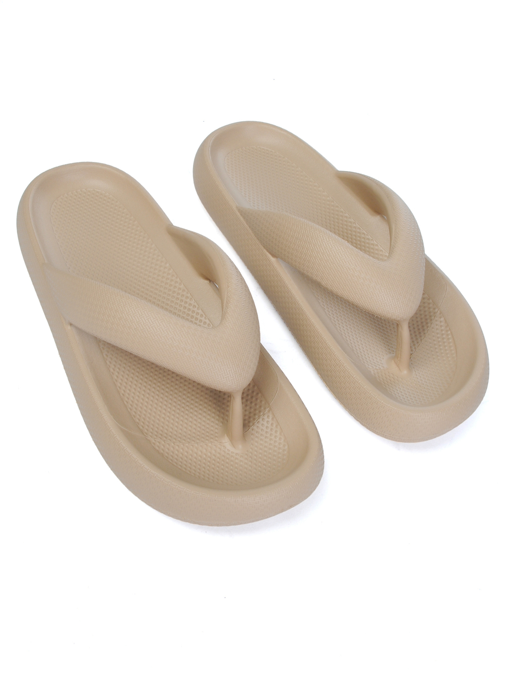 Шлепанцы женские бежевые