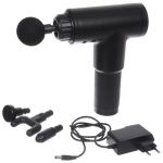 Массажер для тела «Gun», 4 насадки (пистолет мышечный ударный), 220В