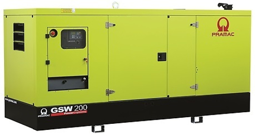 Дизельный генератор Pramac GSW 200 P в кожухе