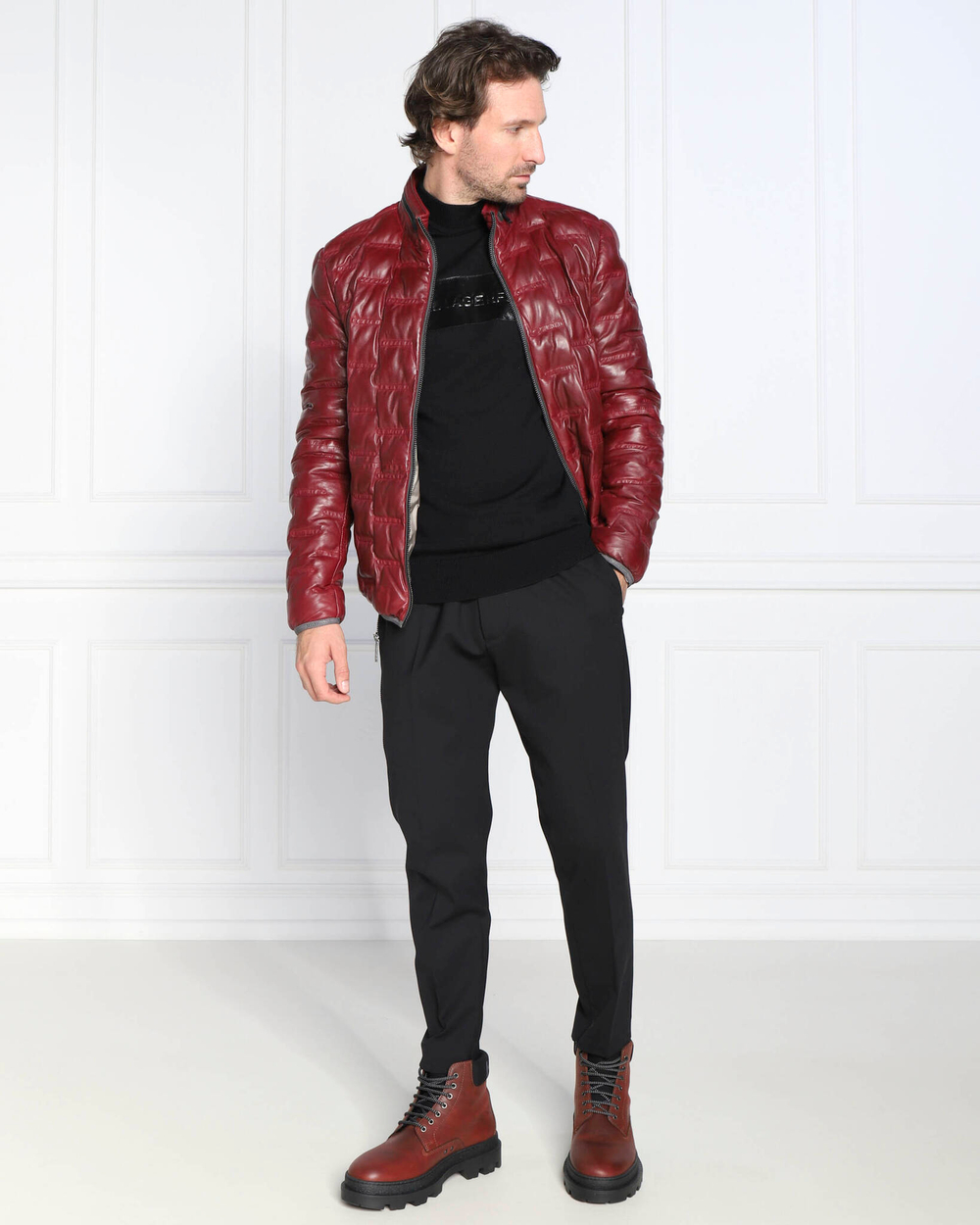 Хлопковый свитер Karl Lagerfeld - черный(655017 524399)