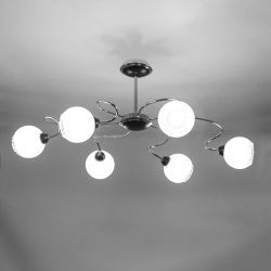 Citilux Одиссей CL130161 Люстра на штанге Венге Хром