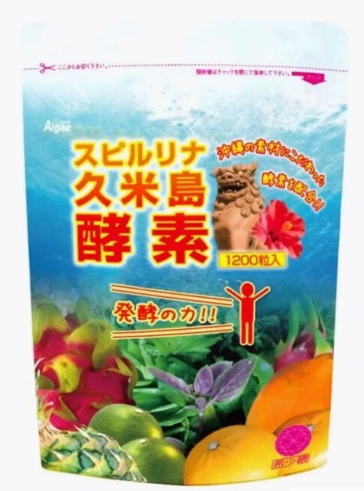 Спирулина и ферментированный комплекс 80 растений Spirulina Kumejima Enzyme Algae Algae