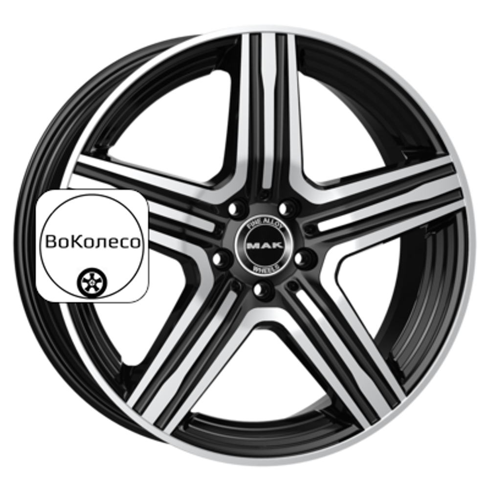 10x21/5x112 ET44 D66,6 Lewis Black mirror MAK