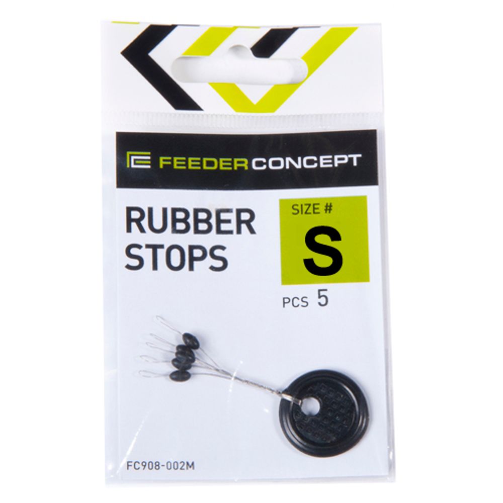 Стопоры резиновые Feeder Concept RUBBER STOPS, размер S, 5шт.