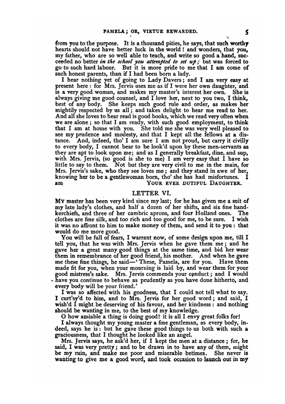 Pamela, or virtue rewarded | S. Richardson