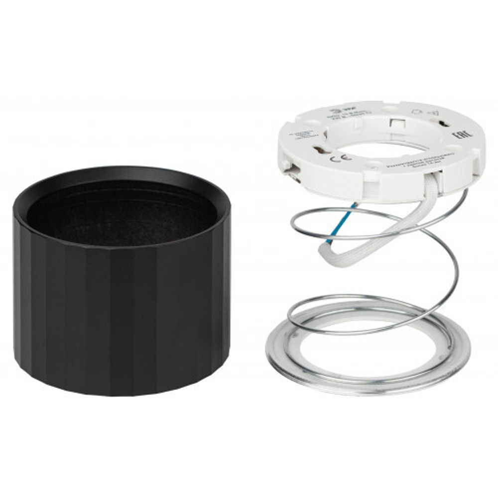 Светильник настенно-потолочный спот ЭРА OL39 BK под GX53 IP20 черный