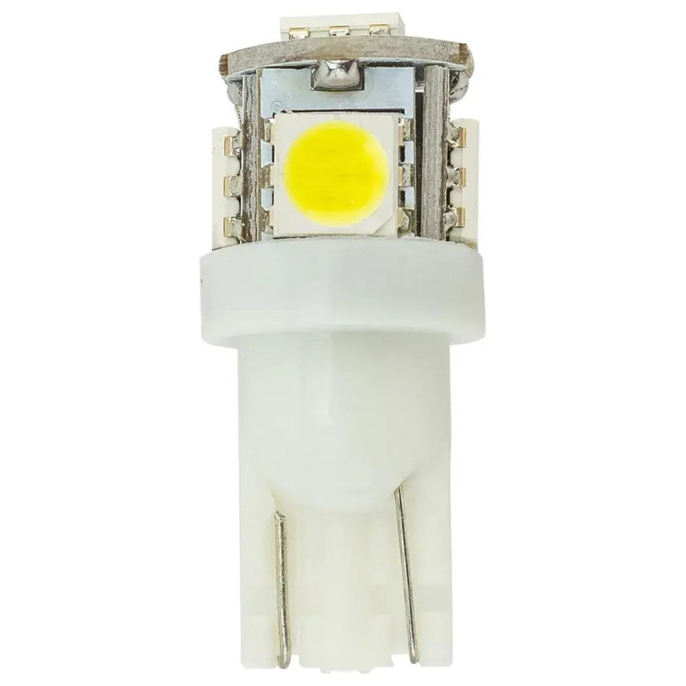 Лампочка светодиодная T10-5050-5SMD 12v белая KING T10-5050-5SMD W
