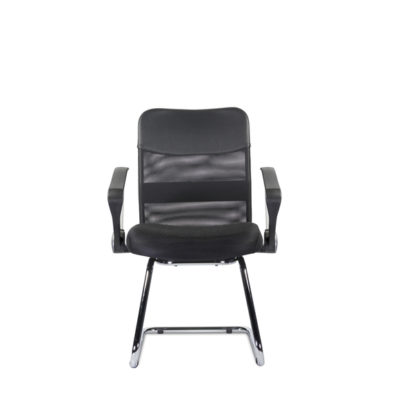 Кресло МС-040 Директ Лайт Н/п хром Z11/TW-01/Е11-к (черный)