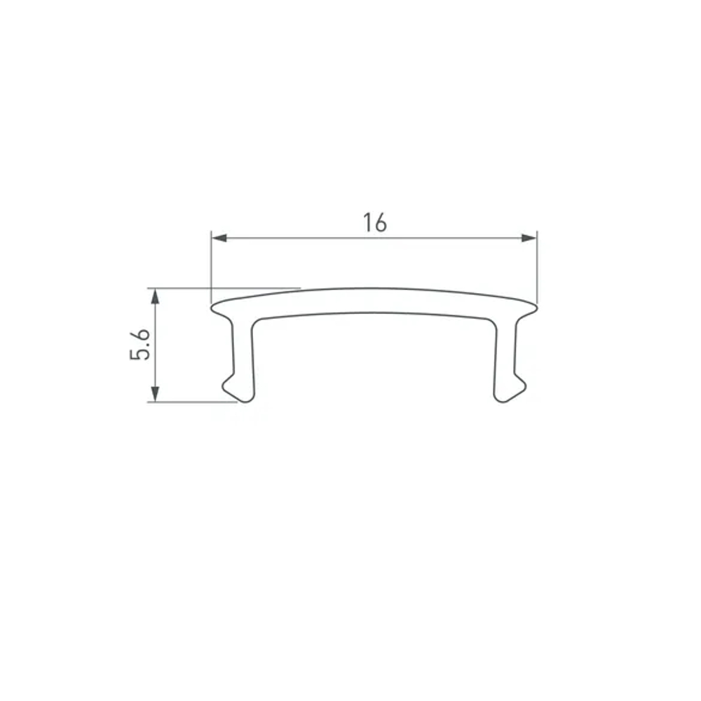 Экран ARH-FLAT-2000 Opal-PM (Arlight, Пластик) 020893