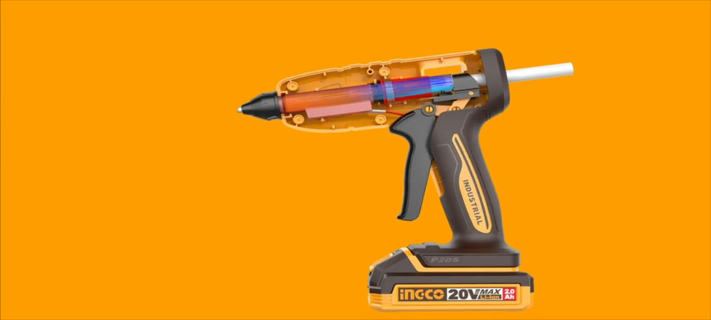 Аккумуляторный клеевой пистолет INGCO CGGLI2003 INDUSTRIAL 20 В 11.2 мм
