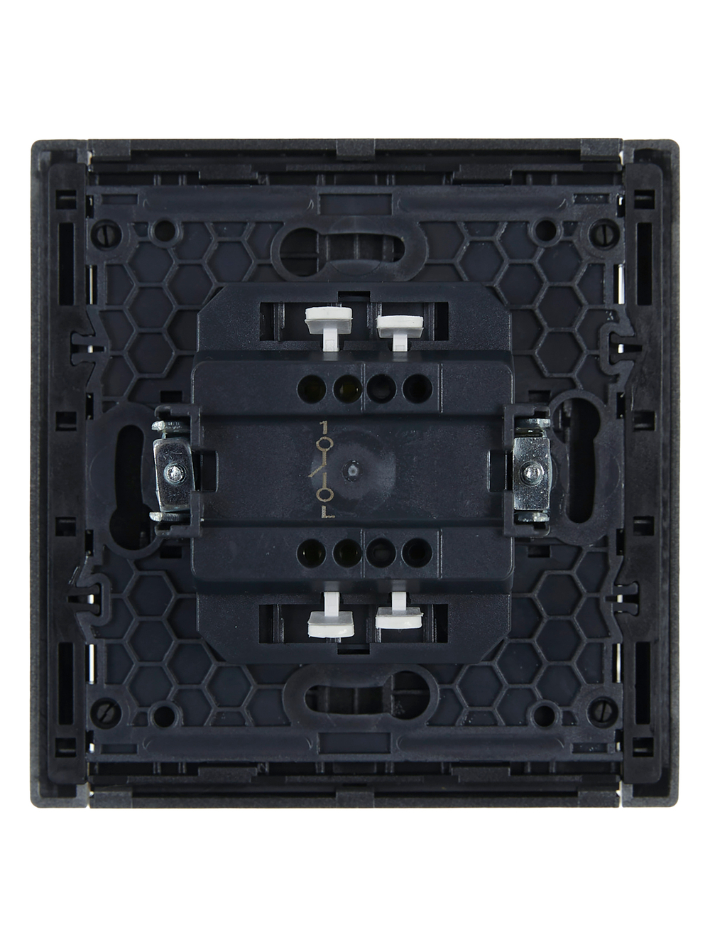 FORTE&PIANO Выключатель 1-клавишный 10А FP501 сталь IEK