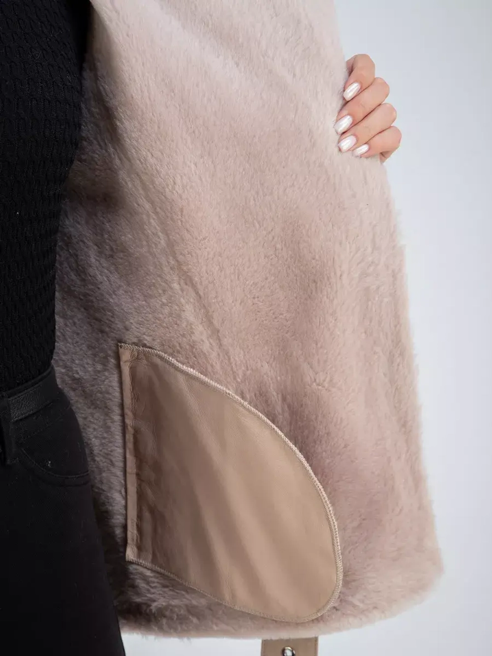 Дубленка авиатор натуральная зимняя