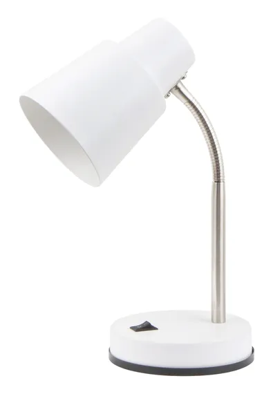 2031ATL MATT WHITE+SATIN NICKEL (1/12) Наст.Лампа NW